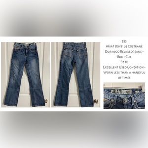 Boys Ariat Relaxed Boot Cut
